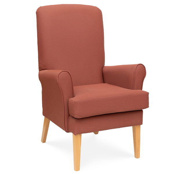 Eccles care chair in Waterproof Panaz Aston fabrics