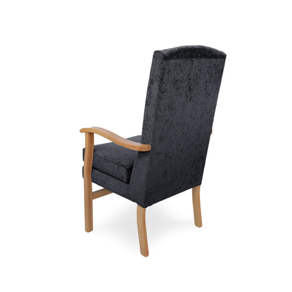 Deepdale High Back Care Chair in waterproof Chenille