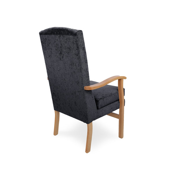 Deepdale High Back Care Chair in waterproof Chenille